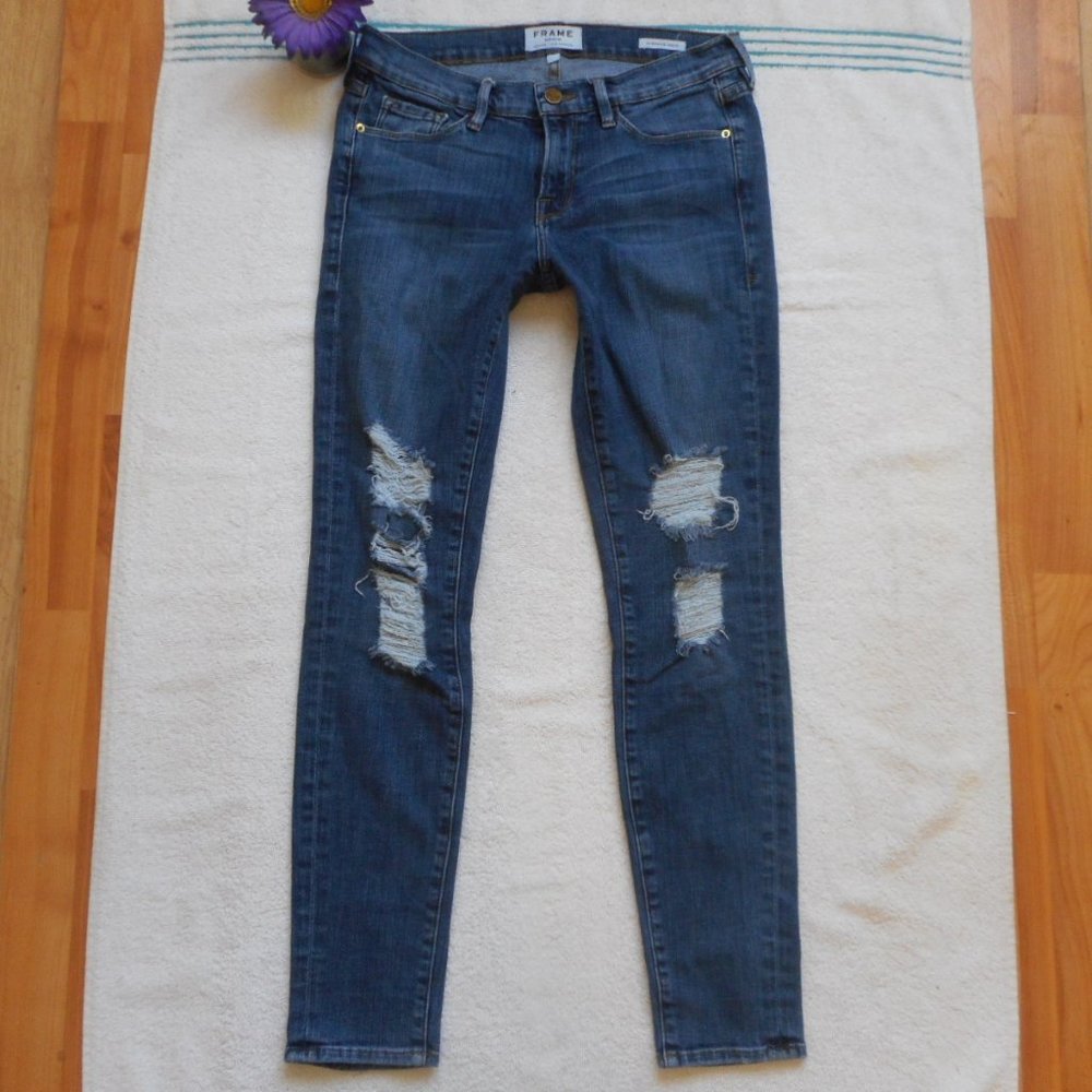 FRAME JEANS Size 28 Le Skinny de Jeanne - Picture 6 of 14